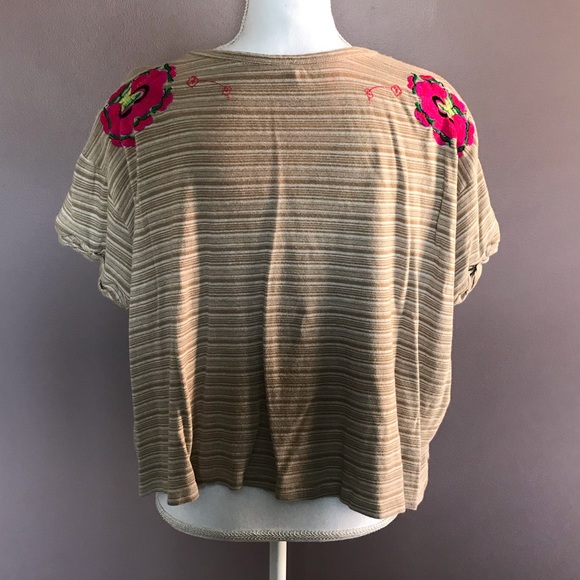 Free People Catalunya Tee in Mushroom Combo - Picture 2 of 6